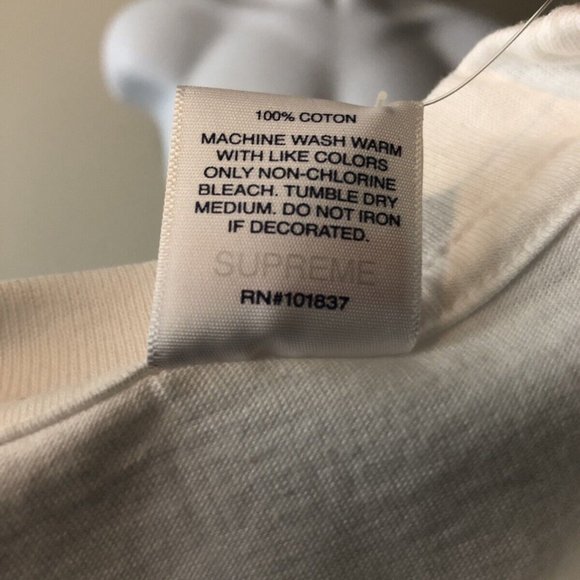 Supreme Dunk Tee White Size S - Picture 2 of 6